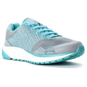 Propét Women's Propét One Mesh Synthetic OrthoLite Sneaker Grey/Mint Size 8N NWB